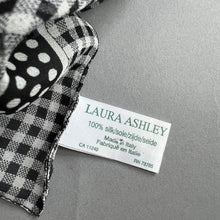 Load image into Gallery viewer, Vintage Laura Ashley silk scarf
