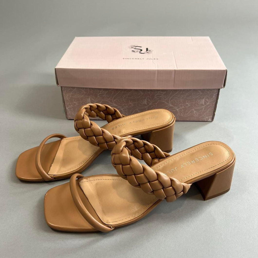 Sincerely Jules braided heels