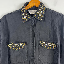 Load image into Gallery viewer, Y2K Zone Blu Button Up Shirt
