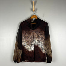 Load image into Gallery viewer, Y2K patterned sheer blouse
