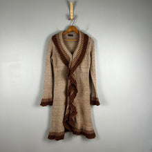 Load image into Gallery viewer, Y2K River Island knit ruffle cardigan
