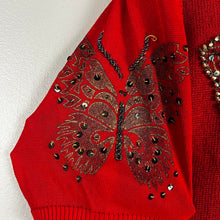 Load image into Gallery viewer, Vintage unique butterfly sweater
