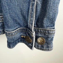 Load image into Gallery viewer, Carhartt women’s blue denim jacket
