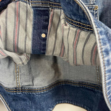 Load image into Gallery viewer, Carhartt women’s blue denim jacket
