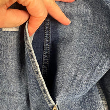 Load image into Gallery viewer, Carhartt women’s blue denim jacket
