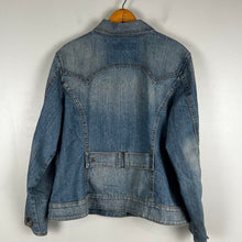 Load image into Gallery viewer, Y2K mwah jeans Blue Denim Jacket
