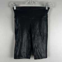 Load image into Gallery viewer, SPANX vegan leather biker shorts
