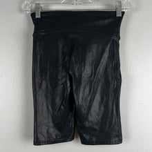 Load image into Gallery viewer, SPANX vegan leather biker shorts
