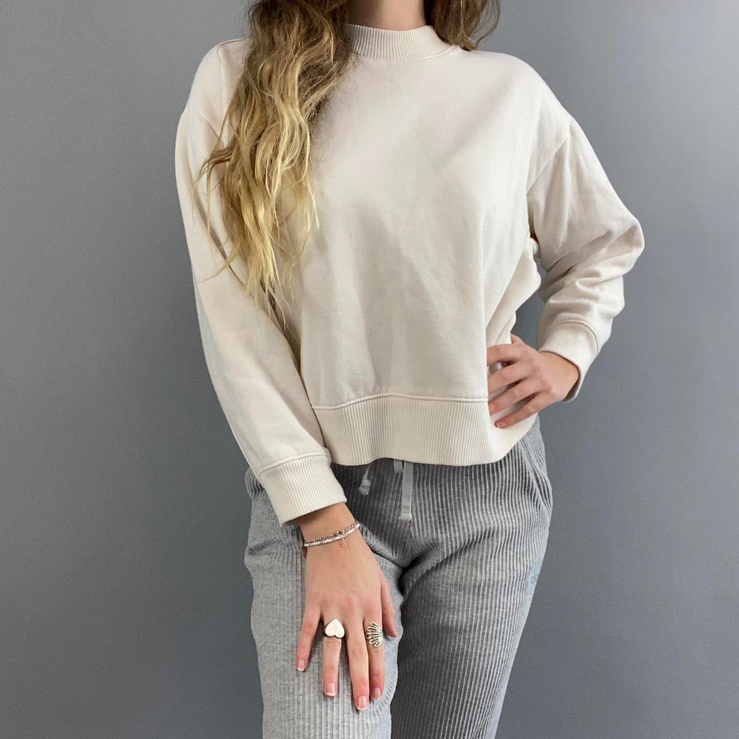 a. new day cropped sweatshirt