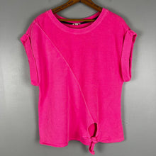 Load image into Gallery viewer, Pilcro Anthropologie neon knot top
