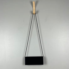 Load image into Gallery viewer, Black satin evening bag
