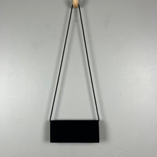 Load image into Gallery viewer, Black satin evening bag
