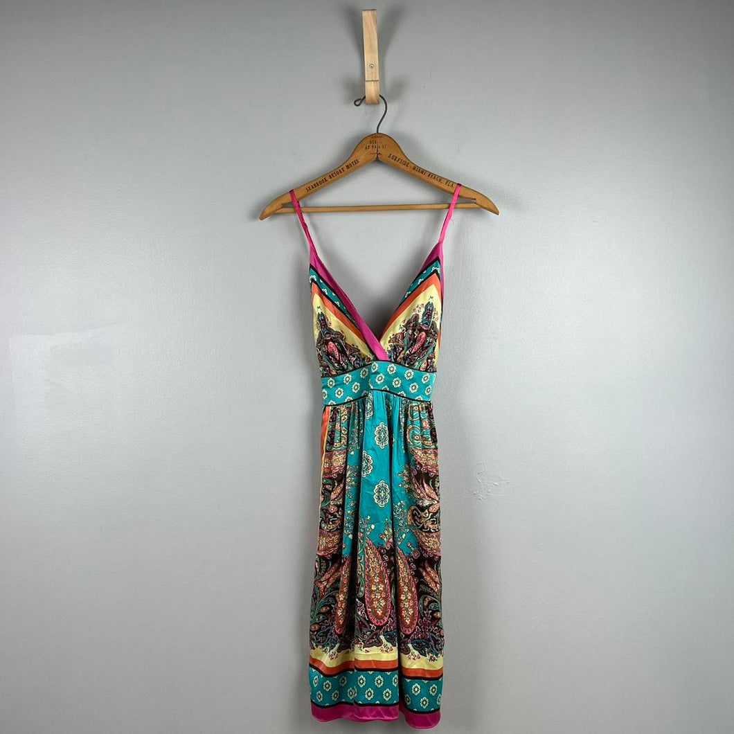Nicole Miller paisley dress