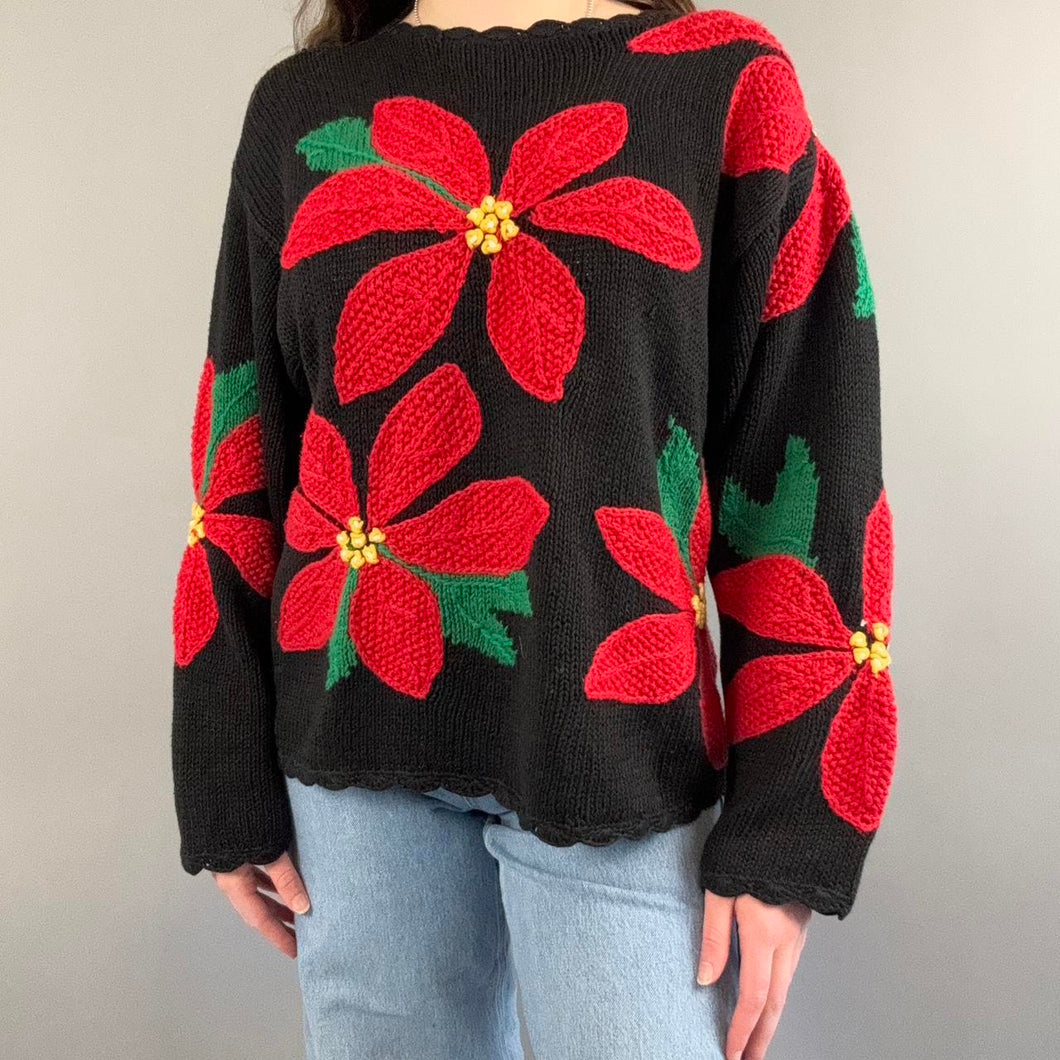 Vintage Herilooms handknit sweater