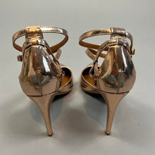 Load image into Gallery viewer, H by Halston metallic heels
