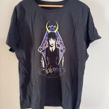 Load image into Gallery viewer, Wednesday Nevermore graphic tee
