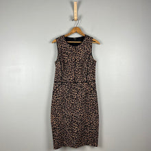 Load image into Gallery viewer, J.Crew sleeveless cheetah dress
