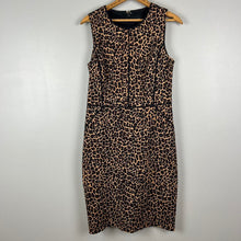 Load image into Gallery viewer, J.Crew sleeveless cheetah dress
