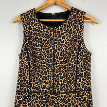 Load image into Gallery viewer, J.Crew sleeveless cheetah dress
