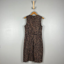 Load image into Gallery viewer, J.Crew sleeveless cheetah dress
