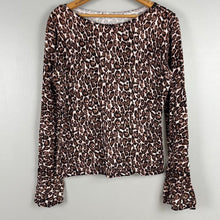 Load image into Gallery viewer, Retro cheetah knit top
