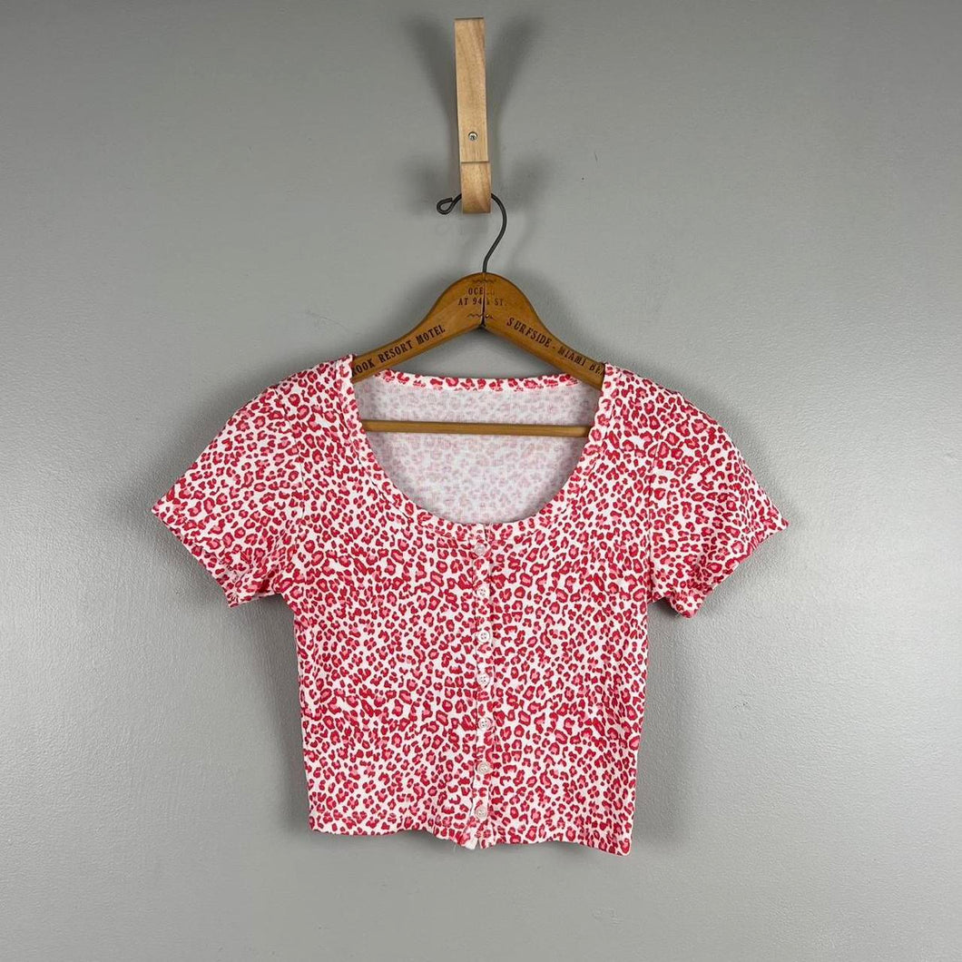 Cheetah crop top