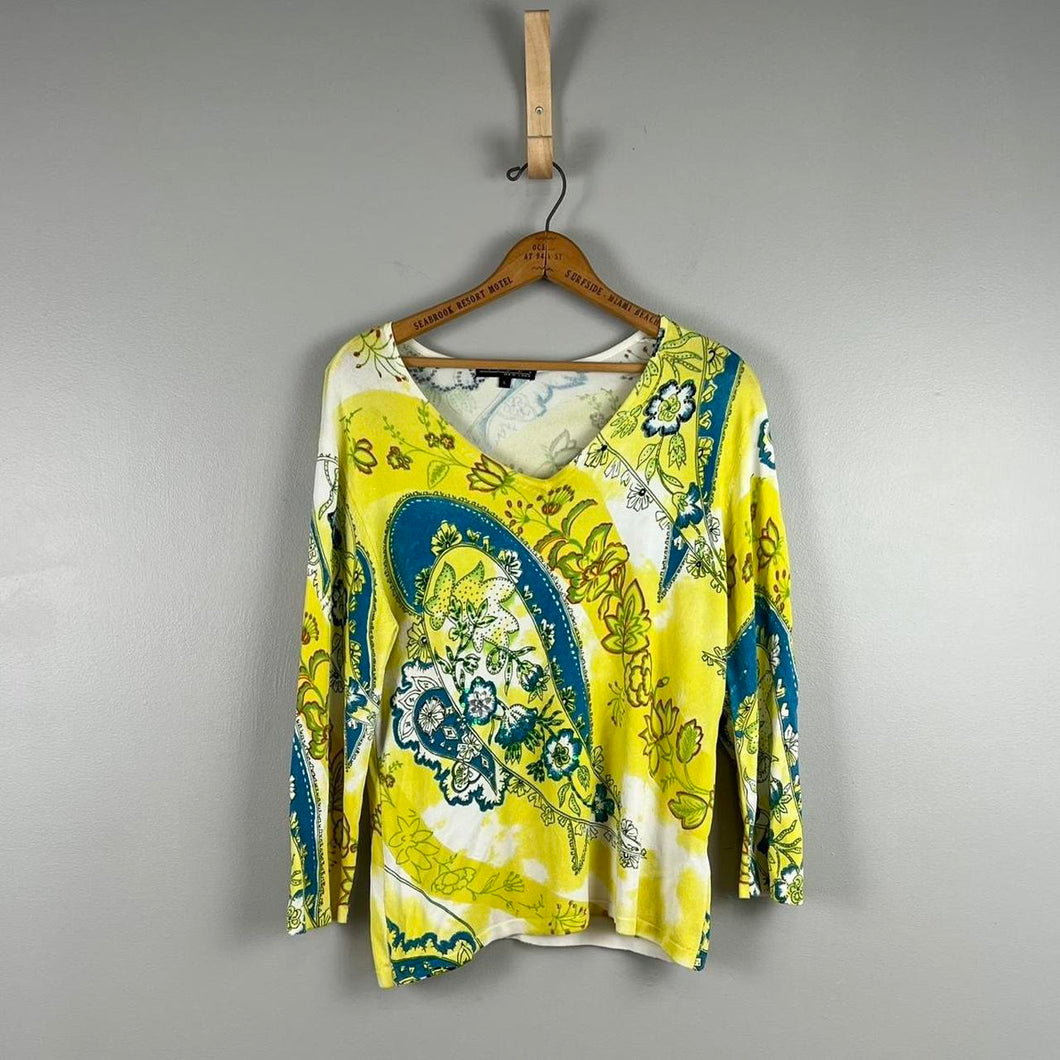 Retro Pierri patterned blouse
