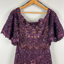 Load image into Gallery viewer, Tadashi Shoji sequin embroidered gown
