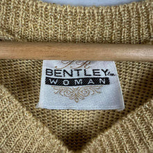 Load image into Gallery viewer, Vintage Bentley gold sweater
