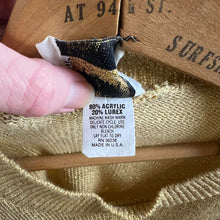 Load image into Gallery viewer, Vintage Bentley gold sweater
