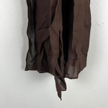 Load image into Gallery viewer, Vintage simple brown scarf
