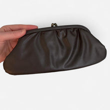 Load image into Gallery viewer, Vintage brown leather clutch
