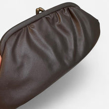 Load image into Gallery viewer, Vintage brown leather clutch
