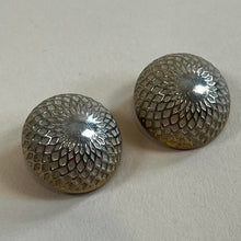 Load image into Gallery viewer, Retro silver clip on earrings
