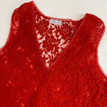 Load image into Gallery viewer, Vintage Maidenform lace tank
