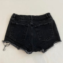 Load image into Gallery viewer, Zara black jean shorts
