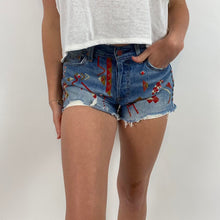 Load image into Gallery viewer, Levi’s 501 tribal shorts
