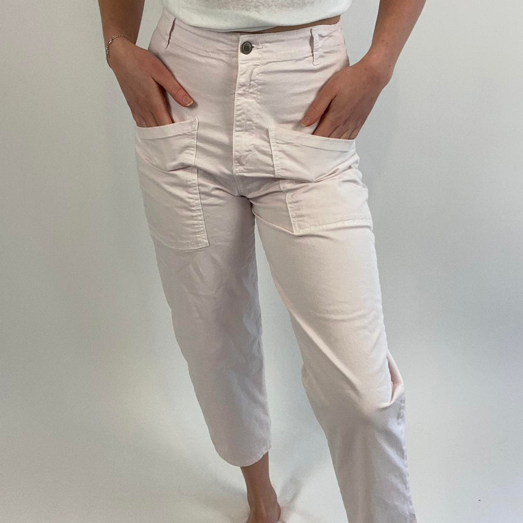 Zara pastel pink jeans