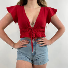 Load image into Gallery viewer, Princess Polly tie blouse
