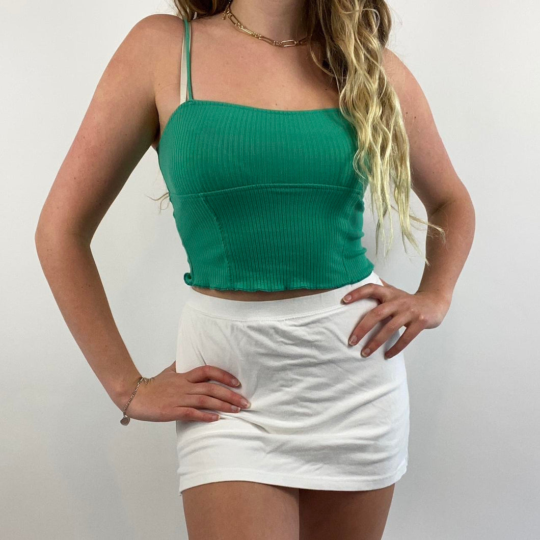 superdown cropped tank top