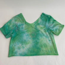 Load image into Gallery viewer, Reworked tie dye bedazzled tee
