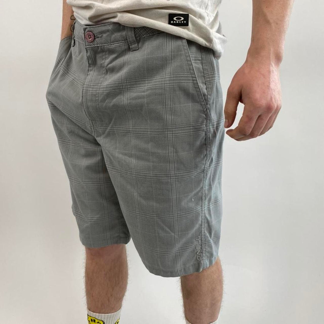 Y2K O’Neill plaid shorts