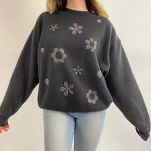 Load image into Gallery viewer, Reworked bedazzled crewneck
