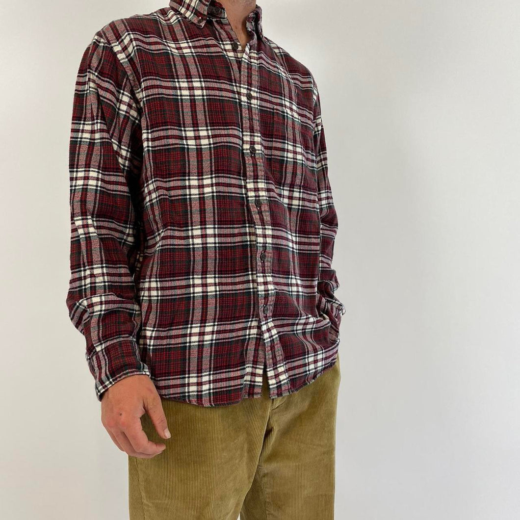 Retro lands’ end flannel