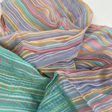 Load image into Gallery viewer, Vintage striped scarf
