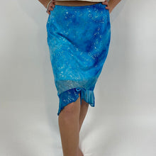 Load image into Gallery viewer, Y2K tie dye embellished skirt
