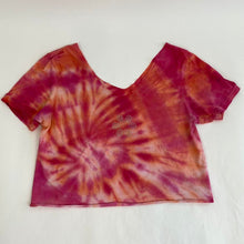 Load image into Gallery viewer, Reworked tie dye bedazzled tee
