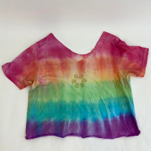 Load image into Gallery viewer, Reworked tie dye bedazzled tee
