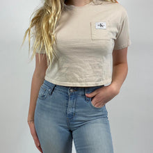 Load image into Gallery viewer, Calvin Klein jeans crop top
