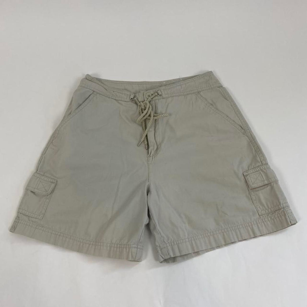 Y2K white stag shorts